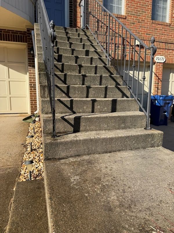 Pressure Washing Magic on Herndon Stairs image