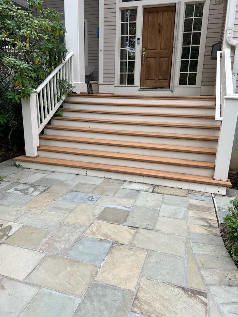 Gallery photos for Complete Front Porch Transformation with Pressure Washing: Image #1